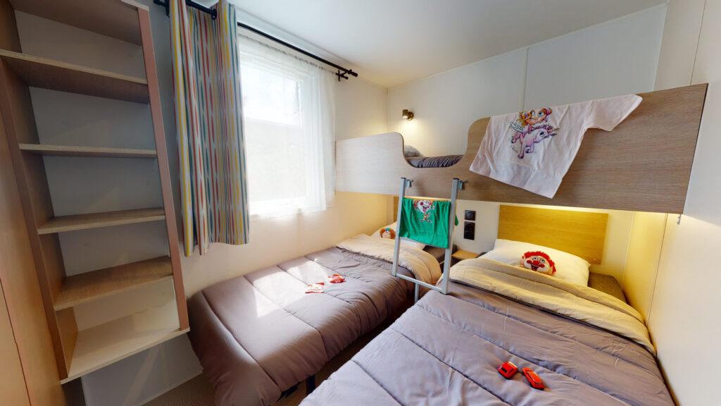 Capfun Lodge Kids 7 persoons slaapkamer